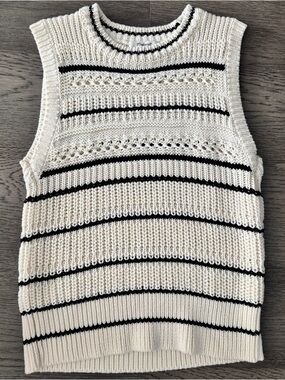 NWOT Madewell Open-Stitch Sweater Tank